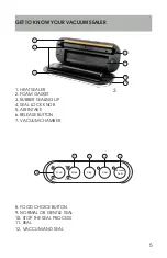 Preview for 5 page of MegaChef MCVS100 Owner'S Manual