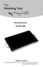 Предварительный просмотр 1 страницы MegaChef MCWT-9200 Owner'S Manual