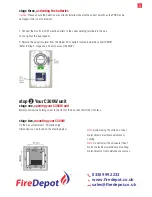 Preview for 4 page of Megalarm P300W Setting-Up Manual