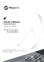 MegaLife ML-PC10AO-K5NNA1A Owner'S Manual preview