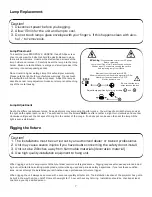 Предварительный просмотр 7 страницы MegaLite AXIS 250 User Manual