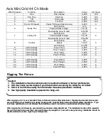 Предварительный просмотр 11 страницы MegaLite AXIS MINI GRID Q9 User Manual