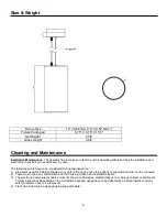 Предварительный просмотр 6 страницы MegaLite Deco Pendant Q20 User Manual