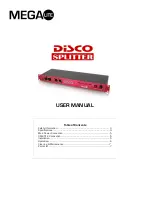 Предварительный просмотр 1 страницы MegaLite Disco DMX-512 User Manual