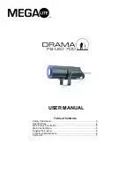 Предварительный просмотр 1 страницы MegaLite Drama FS-LED 700 User Manual