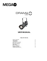 MegaLite Drama LED Z50 WW User Manual предпросмотр