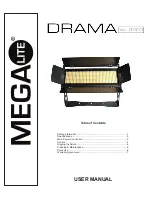 MegaLite Drama WL3200 User Manual preview