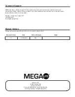 Preview for 15 page of MegaLite Framebot 600 User Manual