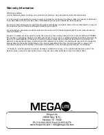 Предварительный просмотр 10 страницы MegaLite MC2041 User Manual