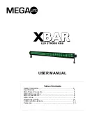 Preview for 1 page of MegaLite XBAR User Manual