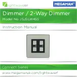 Предварительный просмотр 1 страницы Megaman lightwaveRF Connect Series Instruction Manual