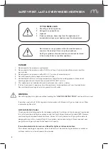 Preview for 4 page of Megamaster 200 Fusion Assembly & Operating Instructions