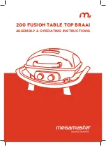 Preview for 36 page of Megamaster 200 Fusion Assembly & Operating Instructions