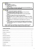 Preview for 2 page of Megamaster 3 B Plancha Assembly & Operating Instructions