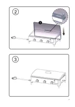 Preview for 7 page of Megamaster 3 B Plancha Assembly & Operating Instructions