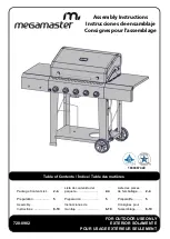 Preview for 1 page of Megamaster 720-0982 Assembly Instructions Manual