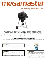 Preview for 1 page of Megamaster 810-0026E Assembly & Operating Instructions