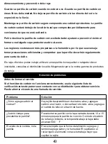 Preview for 40 page of Megamaster 810-0026E Assembly & Operating Instructions