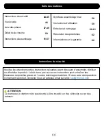 Preview for 44 page of Megamaster 810-0026E Assembly & Operating Instructions