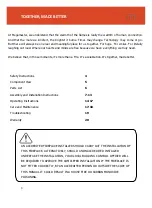 Preview for 3 page of Megamaster BALLINA Assembly & Operating Instructions