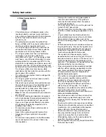 Preview for 5 page of Megamaster Blaze 200 Operating Instructions Manual