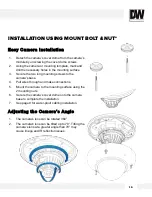 Preview for 10 page of Megapix DWC-MV72I4V Manual