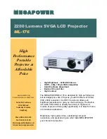 Preview for 1 page of MEGAPOWER ML-176 Specifications