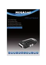 Megasat 3419 Scart Receiver Manual preview