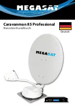 Megasat Caravanman 85 Professional User Manual предпросмотр