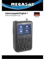 Preview for 1 page of Megasat Digital 1 User Manual