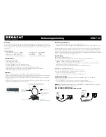 Megasat DVB-T 30 User Manual предпросмотр