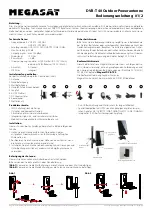 Предварительный просмотр 1 страницы Megasat DVB-T 40 User Manual