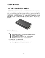 Preview for 4 page of Megasat DVBT-620 User Manual