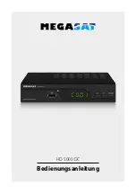 Megasat HD 5000 DC User Manual preview