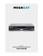 Preview for 1 page of Megasat HD 601 User Manual