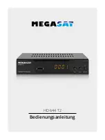 Предварительный просмотр 1 страницы Megasat HD 644 T2 User Manual