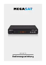 Предварительный просмотр 1 страницы Megasat HD 645 T2 User Manual