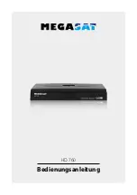 Предварительный просмотр 1 страницы Megasat HD 760 User Manual