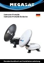 Megasat Satmaster Portable User Manual And Installation Instructions предпросмотр