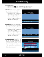 Предварительный просмотр 20 страницы Megasat Satmeter HD Combo User Manual