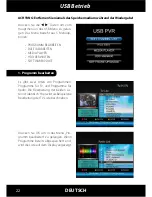 Preview for 22 page of Megasat Satmeter HD Combo User Manual