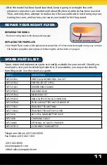 Preview for 11 page of MegaTech Night Flyer Flight Manual