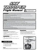 MegaTech Sky Trooper Flight Manual preview