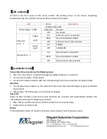 Предварительный просмотр 3 страницы Megatel IMC-1000-SFP User Manual