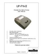 Megatron UP-PN-II User Manual предпросмотр