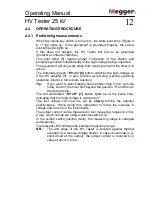 Preview for 18 page of Megger 128311841 Operating Manual