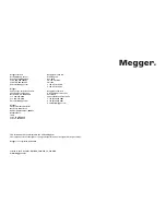 Preview for 36 page of Megger BM5200 User Manual