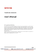 Предварительный просмотр 2 страницы Megger BN-19000 User Manual