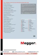 Предварительный просмотр 16 страницы Megger BN-19000 User Manual