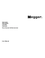 Megger CFL510G User Manual предпросмотр